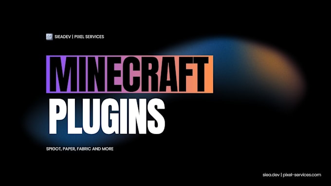 develop professional minecraft plugins