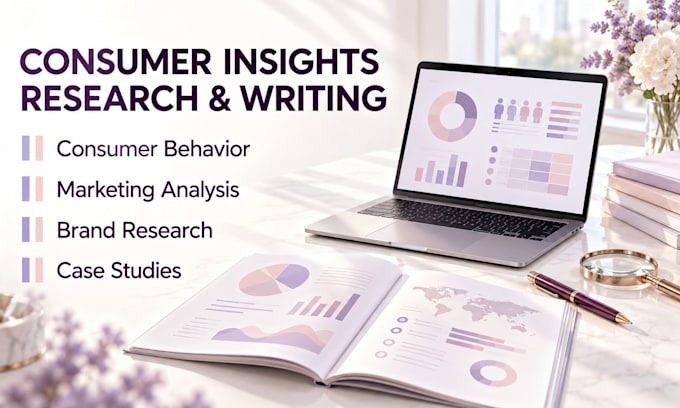 do consumer behavior research, marketing analysis, brand, case studies assigned