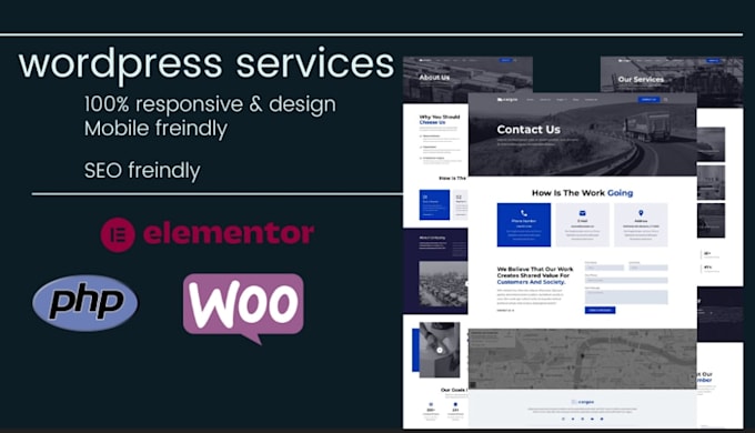wordpress developer for international courier services website