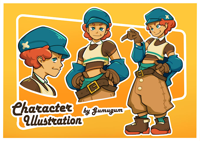 Create character design for you by Luckyfury | Fiverr