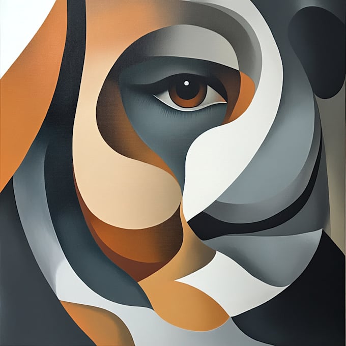 create digital abstract art for your wall