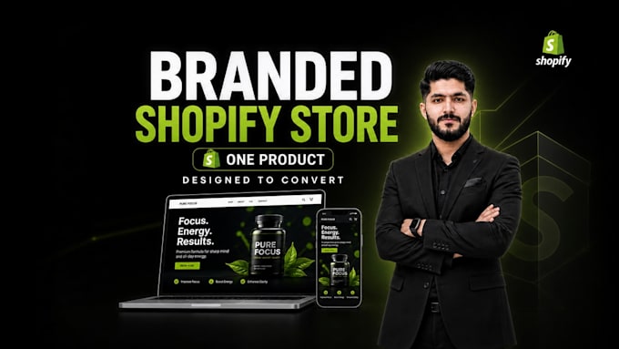 build a branded one product shopify dropshipping store