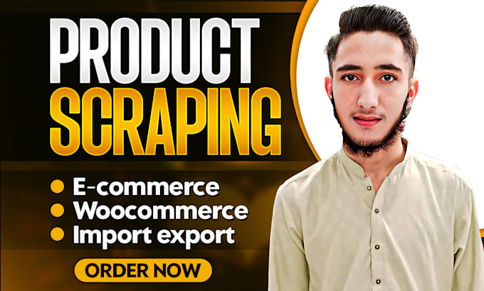 do product scraping for woocommerce, ecommerce, shopify import file, web scraper
