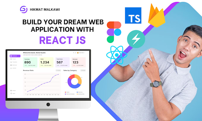 Build modern react web applications from your figma or ui ux design by ...