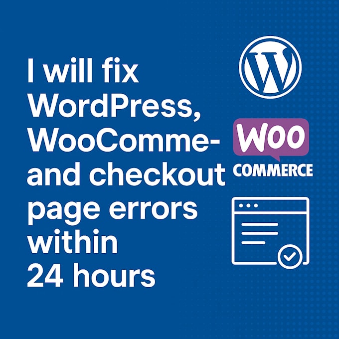 fix wordpress bugs and errors within 24 hours