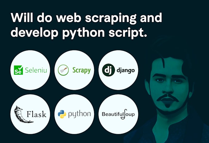 do web scraping data and extraction services with python