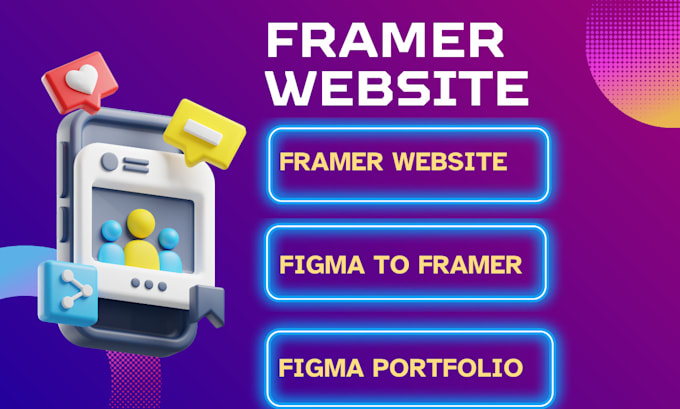 framer website, framer redesign, figma to framer, framer landing page design