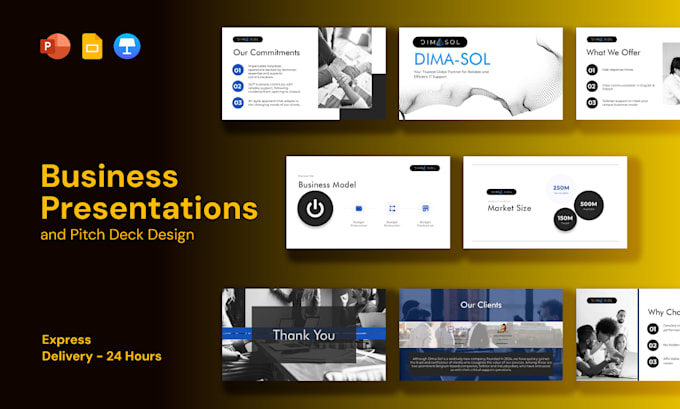 Design a modern investor pitch deck powerpoint presentation by Dr ...