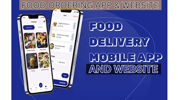 develop multi restaurant food delivery and food ordering app, like uber eats