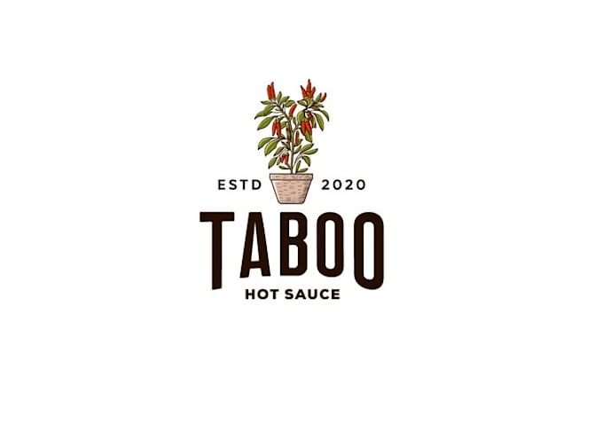 design fun fresh small batch hot sauce co logo