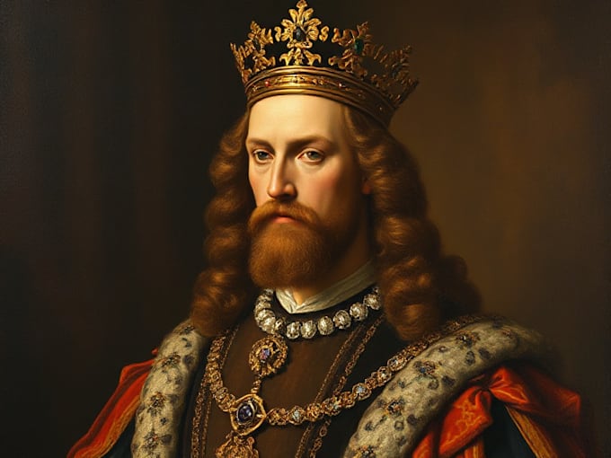 create a custom royal renaissance portrait painting