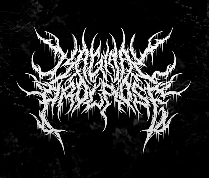 make an occult themed metal logo