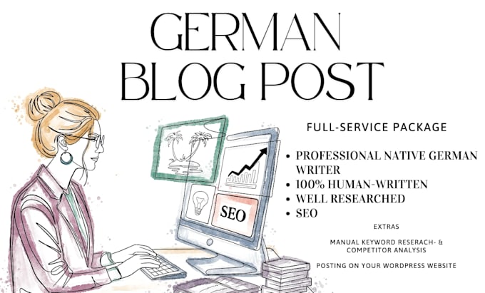 write an original and professional blog post in german