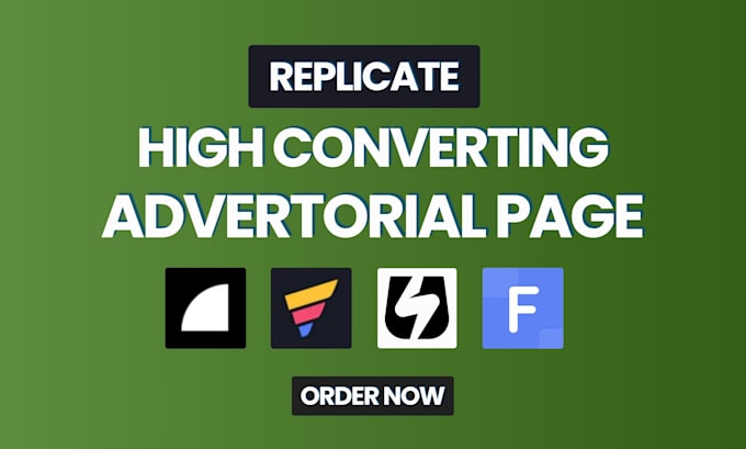 replicate high converting advertorial, listicle pages