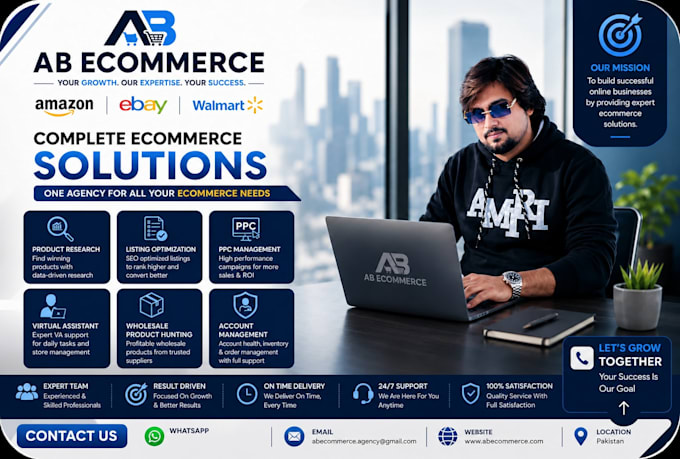be your walmart and ebay 2 step dropshipping VA and wfs