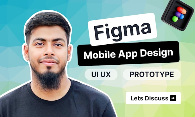 Do figma mobile app design ui ux prototype wireframe mockup for ios and ...