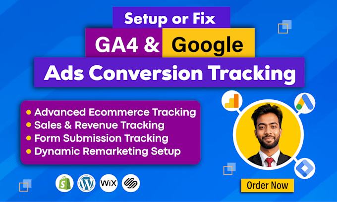 setup ga4 ecommerce tracking google analytics 4 and ads conversion tracking