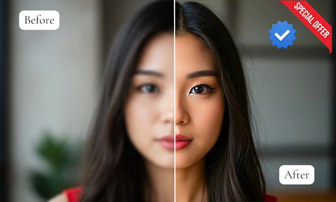 upscale images and enhance photos in 2 hours