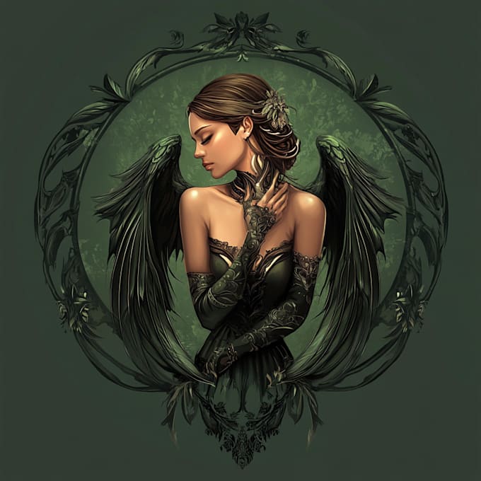 create logo designer anime, fantasy