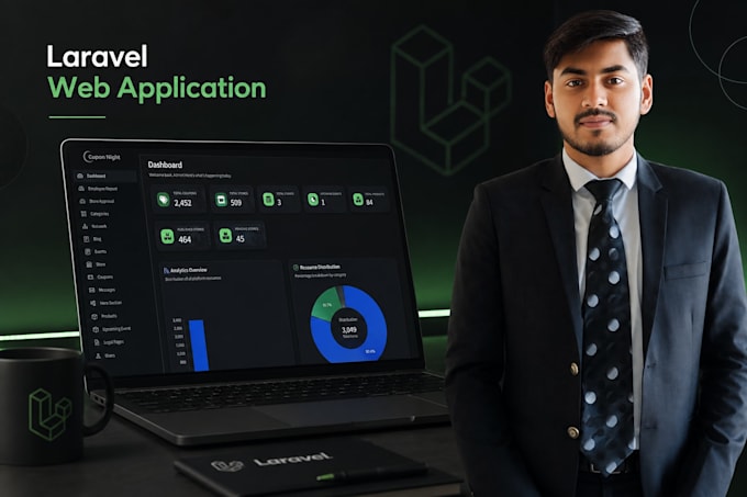 professional full stack developer expert in PHP, laravel, js and bootstrap