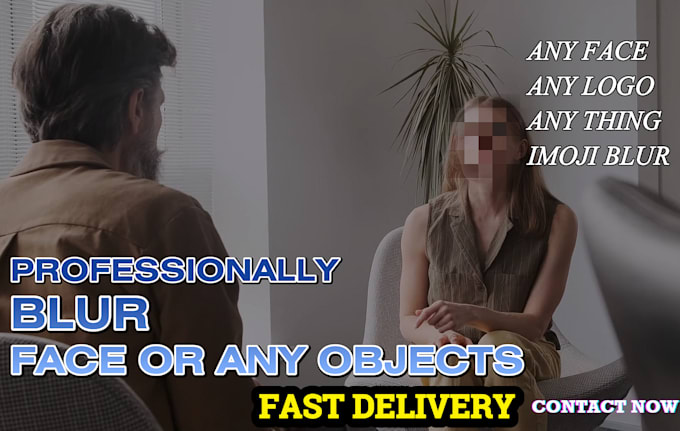 professionally blur faces, objects, or logo in any video