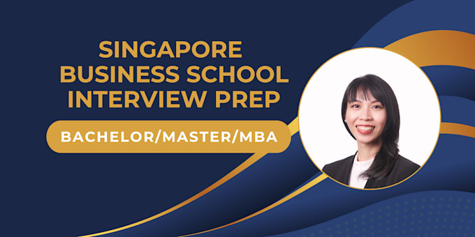 conduct a mock interview for business school to receive scholarships