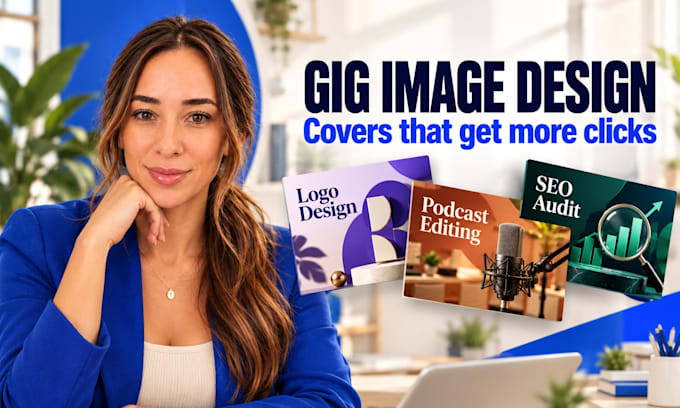 design your fiverr gig image, gig thumbnail and cover