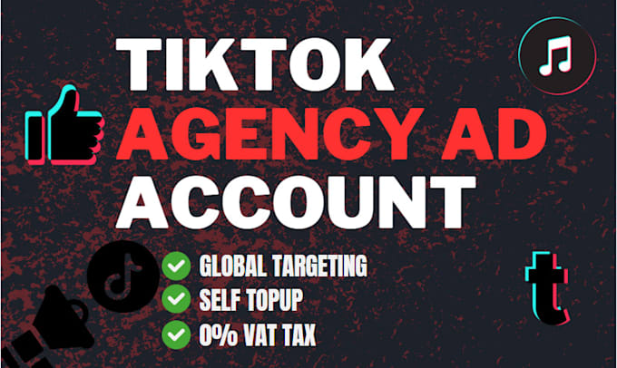 Create tiktok agency ads account and business manager by Aminali773 ...