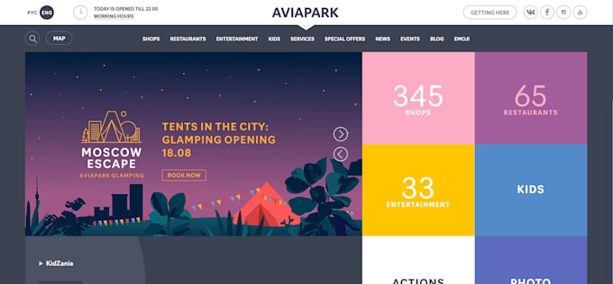 design and develop website