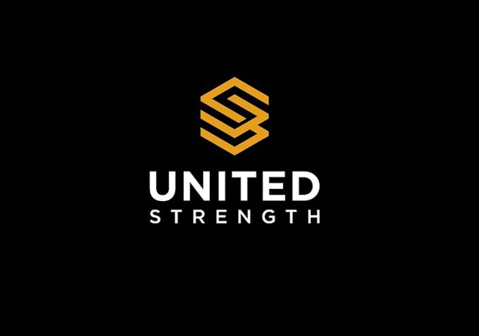 design empowering modern clean gym based community logo