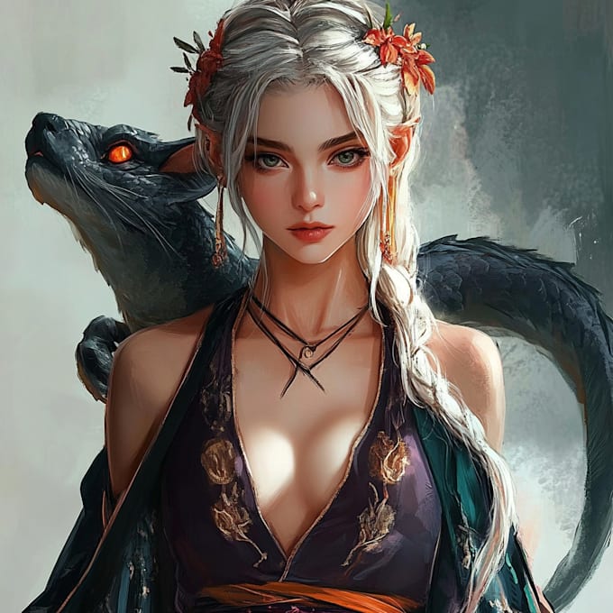 create fantasy character artwork