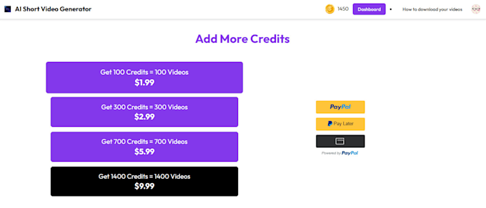 develop ai saas video generator to meet your needs