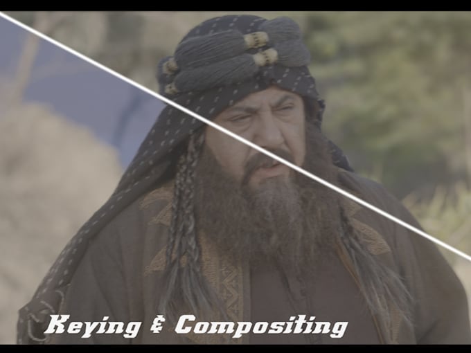 do green screen replacement, visual effect, motion tracking, compositing