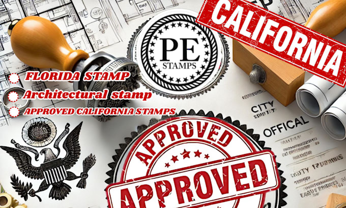 Do usa pe stamp, architect stamp structural engineering drawing, mep ...