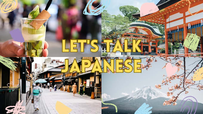 teach you japanese conversation like a friend on zoom