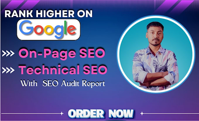 do your website onsite onpage SEO and technical optimization