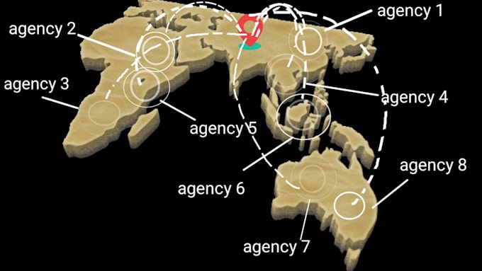 make animation map for location, coordinate, signal