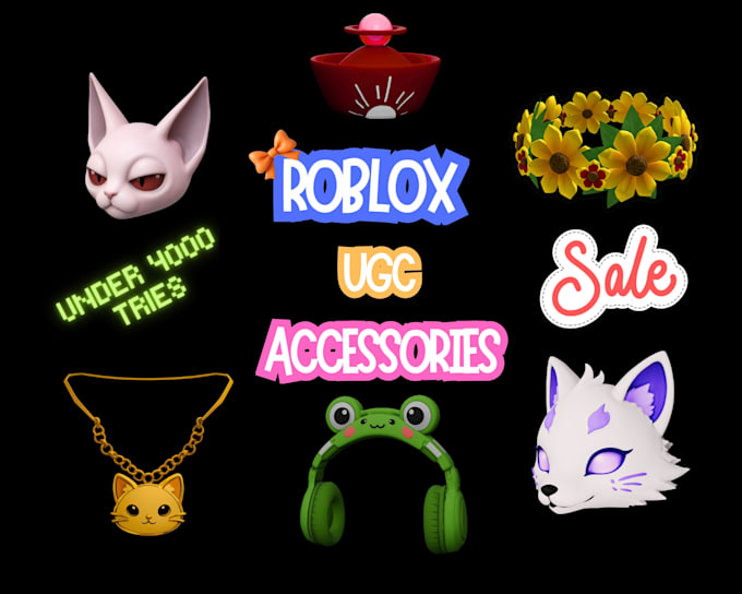 create any roblox ugc wearables accessories for your store