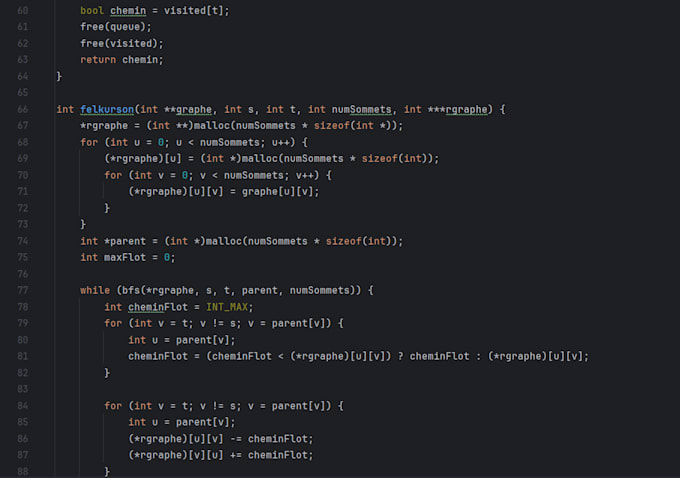 Create a code in c language by Maelanrault | Fiverr