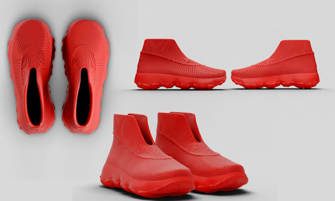 design custom 3d shoe model, 3d shoe modeling, 3d shoe design, 3d shoe design