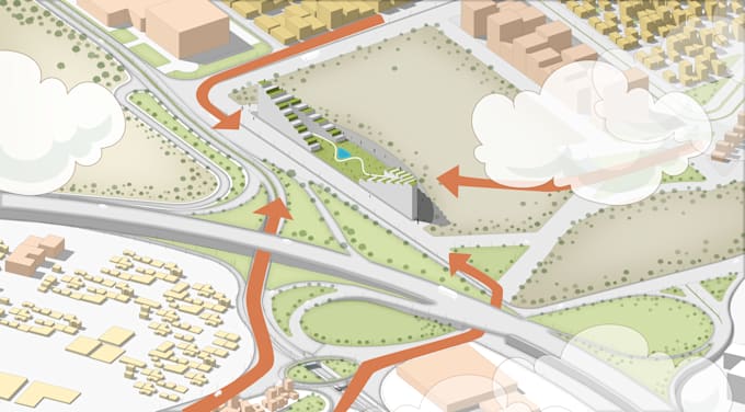 create architecture site analysis, diagrams and mapping