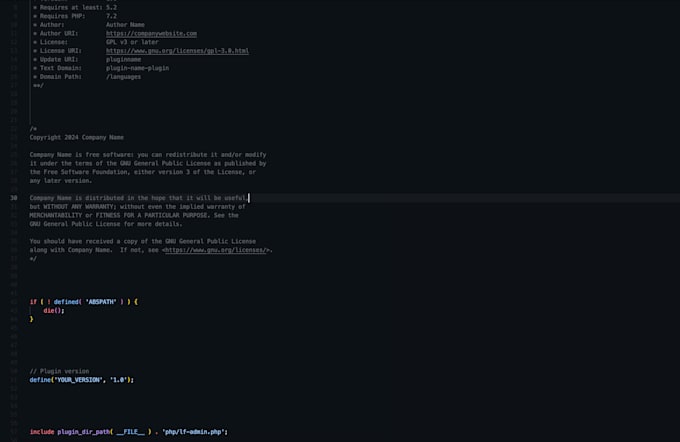 create a wordpress plugin for you