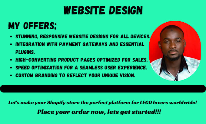 create, design and redesign book website, setup landing page