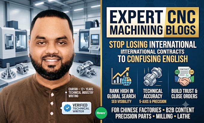 write cnc machining blogs