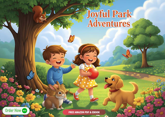 create awesome children story book illustrations