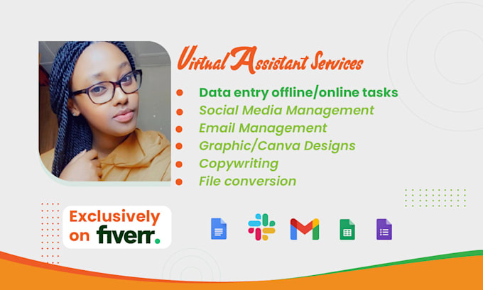 Be your personal assistant or virtual assistant by Lisa 400 Fiverr