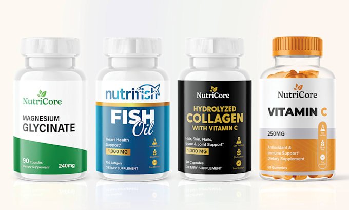 do product label design and supplement label design