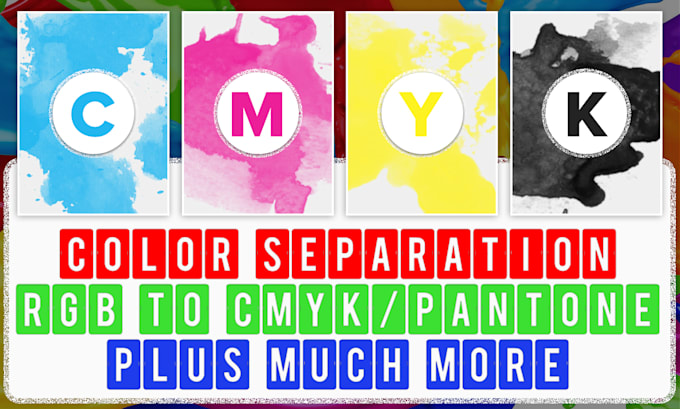 convert your files to be cmyk print ready