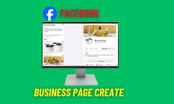 professional facebook business page creation and optimize