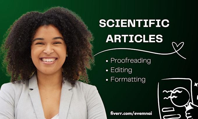 proofread and edit your scientific journal article or paper